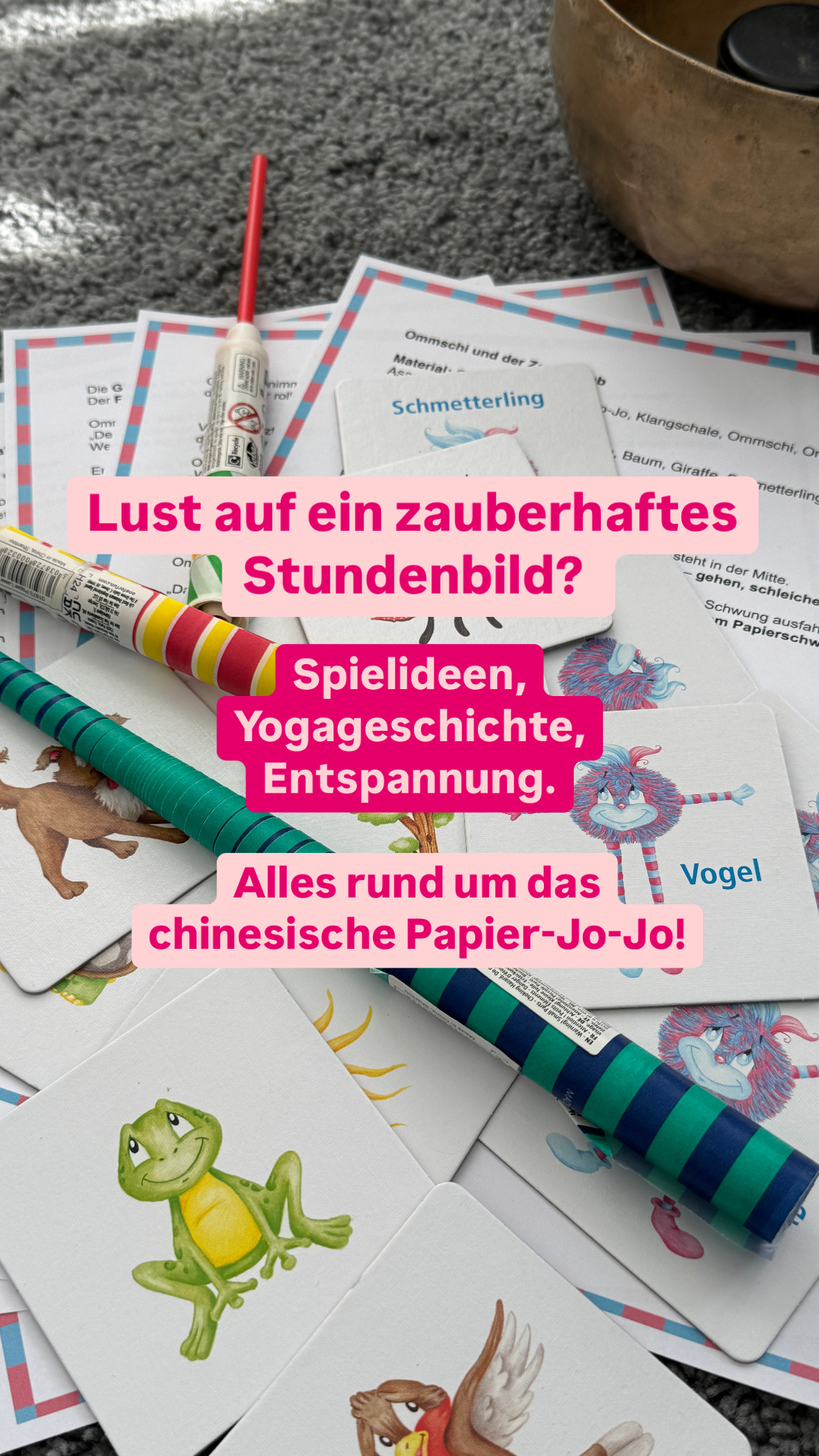 Asana Yoga Karten mit Ommschi